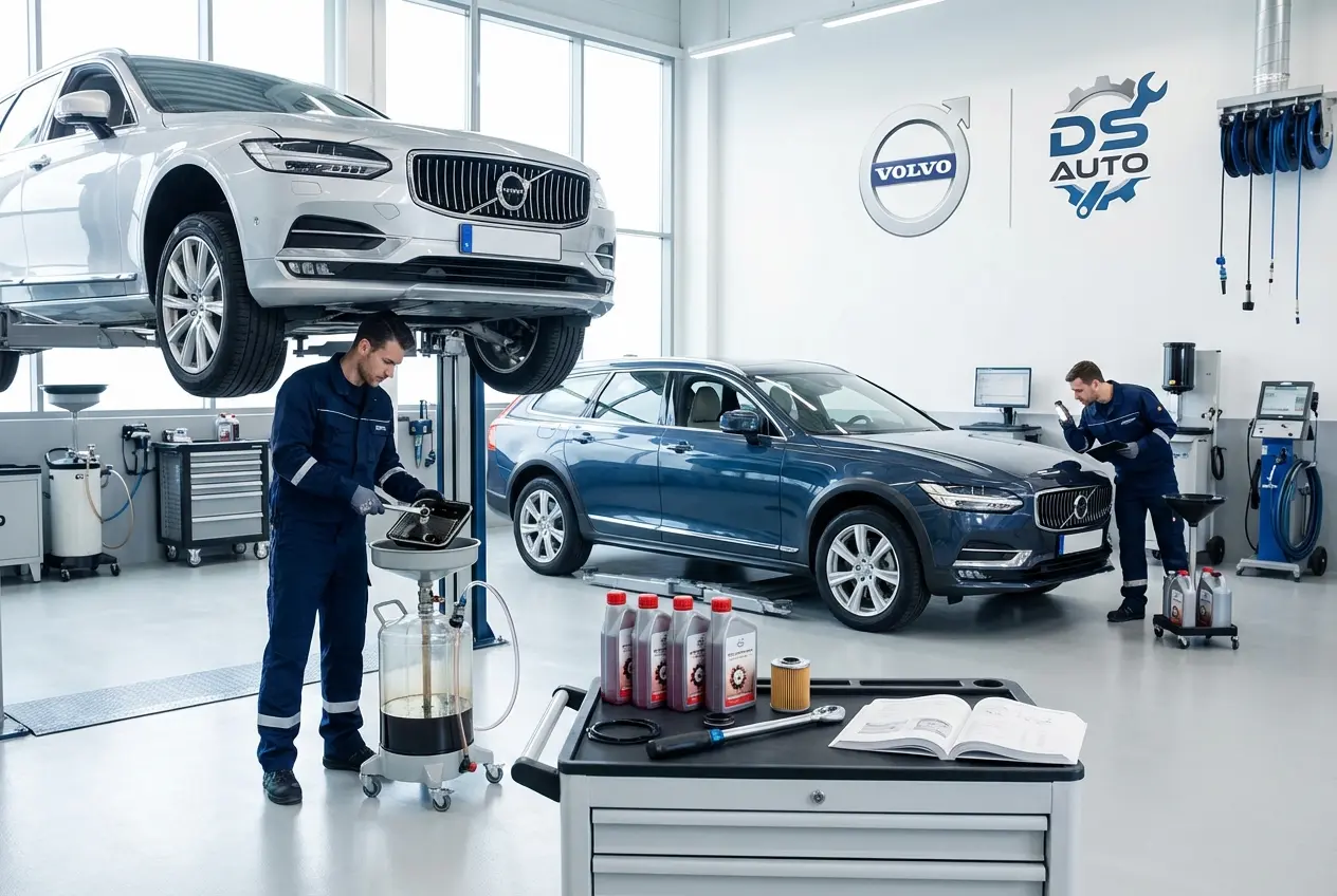 Аппаратная замена масла в АКПП Volvo в автосервисе DS Auto в Жуковском
